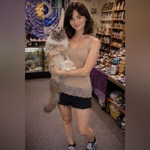 Sundance Lacy Camisole Top Fairy Boho Women’s Size Medium